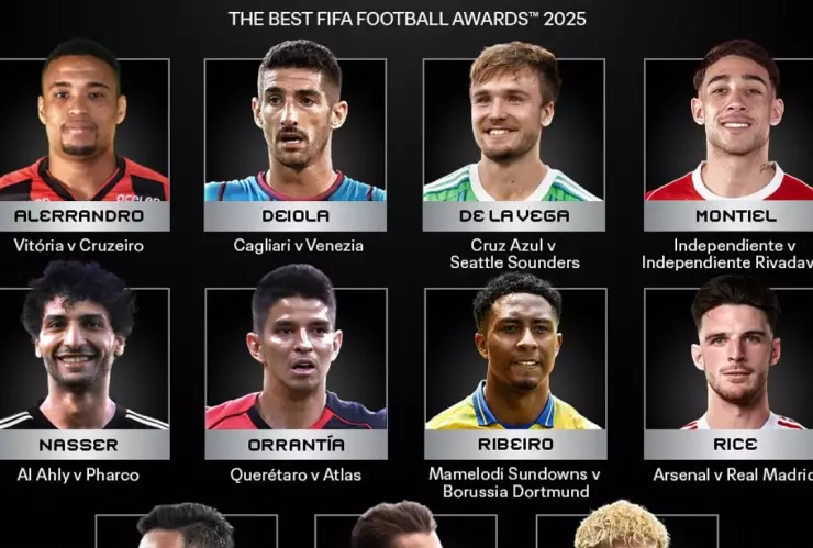 Jugadores nominados a los premios Puskás