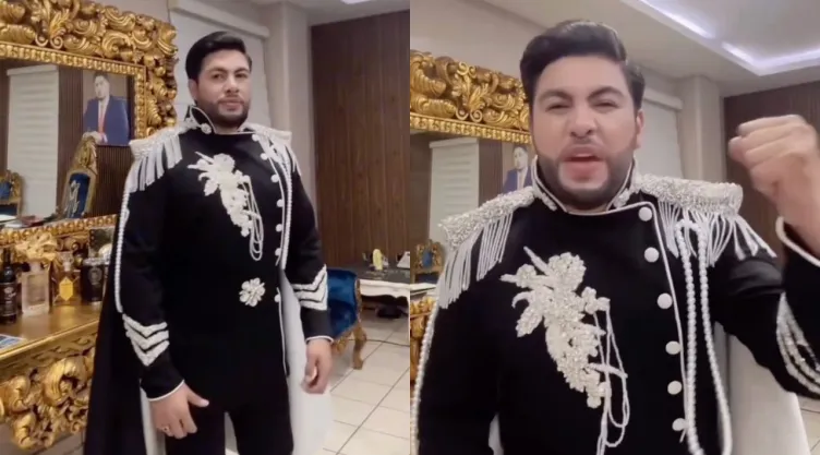 Richard Millán da el Grito en estrafalario traje.