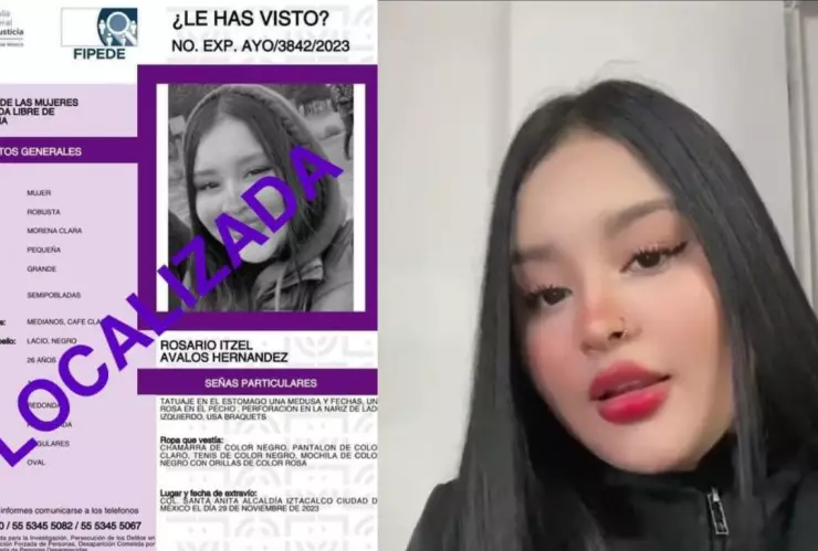 Hallan con vida a joven desaparecida