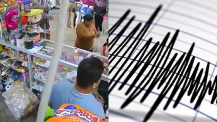 Captan momento exacto del sismo magnitud 6 en Perú hoy 5 de noviembre de 2024
