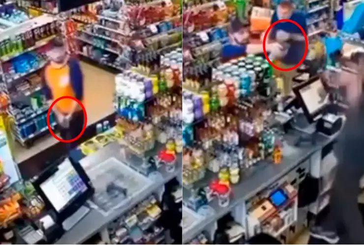 VIDEO BRUTAL | Joven con playera de Goku le dispara en la cabeza y pecho al trabajador de una tienda en frente de clientes