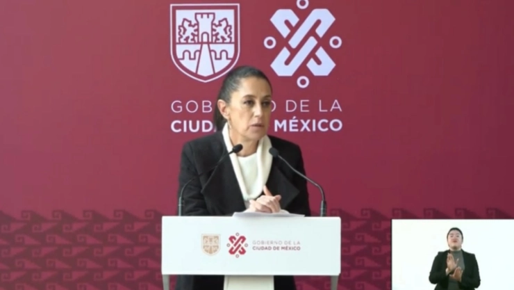 Sheinbaum Los Ángeles Azules Año Nuevo