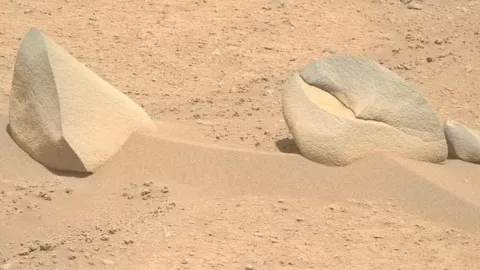 NASA-rover-Perseverance-detecta-una-aleta-tiburón-y-una-garra-cangrejo-en-Marte