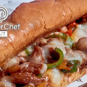 como hacer un philly cheesesteak.