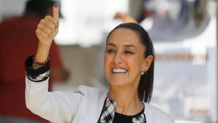 Claudia Sheinbaum se perfifa como primera presidenta de México