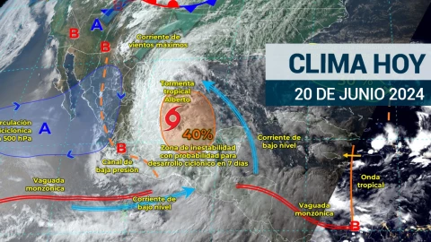 Clima en México hoy 20 de junio de 2024