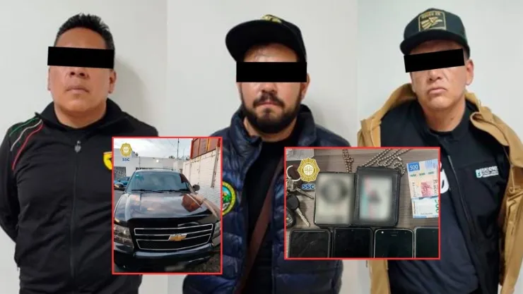 Captura a extorsionadores de tianguis en CDMX que se disfrazaban del Poder Judicial