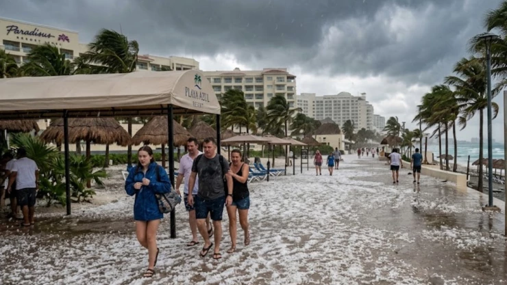 Pronostican caída de GRANIZO hoy en Quintana Roo: Se esperan chubascos y descargas eléctricas este jueves 14 de mayo