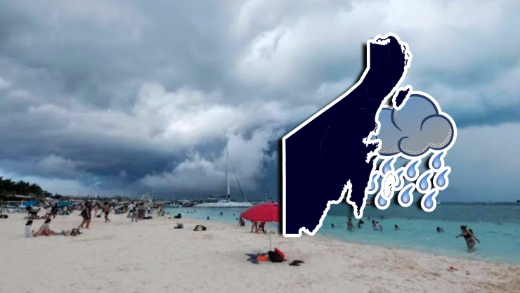 Estos son los MUNICIPIOS en los que LLOVERÁ hoy 27 de diciembre de 2025 en Quintana Roo.webp
