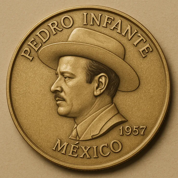moneda Pedro Infante