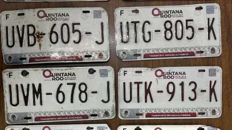 ¿Perdiste tus placas por las lluvias en Cancún_ Aquí puede estar la tuya