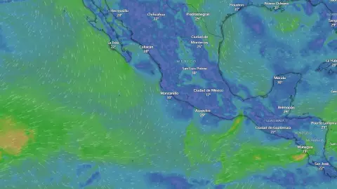 Zona de baja presión con potencial de desarrollo ciclónico es detectada en el Pacífico
