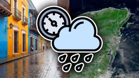 Hora EXACTA en que habrá lluvias en Campeche HOY miércoles 29 de octubre de 2025