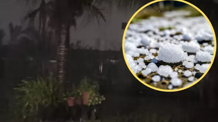 Granizo en Los Tuxtlas