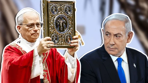 Papa León XIV pide a Netanyahu alto al fuego y protección tras ataque a iglesia en Gaza.jpg