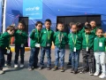 Alumnos del Colegio Cipés emocionados por entrar a la Villa Juguetón