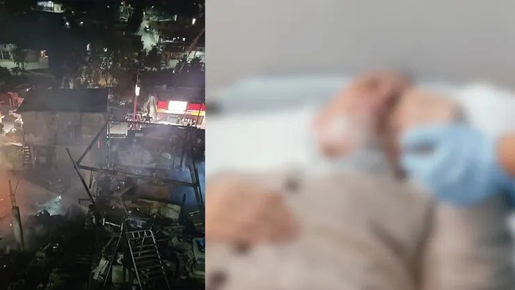 Incendio en vivienda de dos niveles deja a adulto mayor lesionado en Tijuana