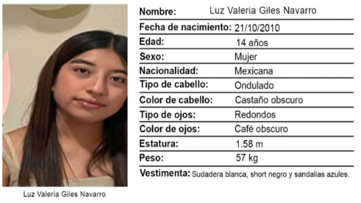 ALERTA AMBER: ¡Urgente! Luz Valeria Giles Navarro desapareció en Guanajuato; familiares temen por su vida