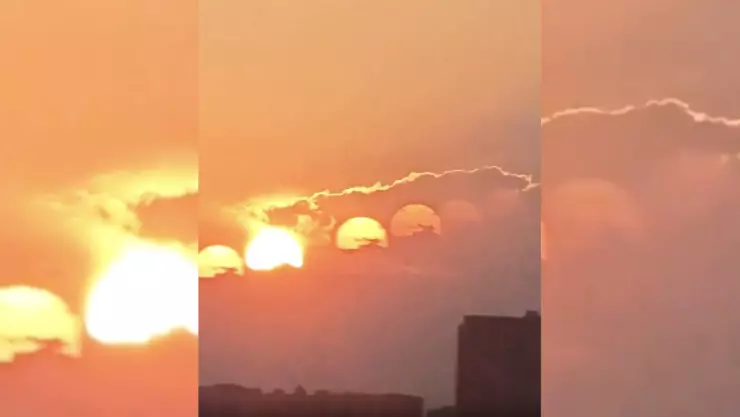 ¿Siete soles en China? El extraño fenómeno en el cielo que desató teorías de apocalipsis
