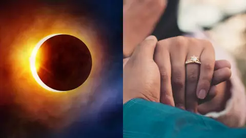 ¡Dijo que sí! Realizan propuesta de matrimonio durante eclipse solar en Quintana Roo 2023