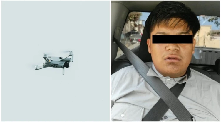 Detectan vuelo de dron en México que ingresó por EU.