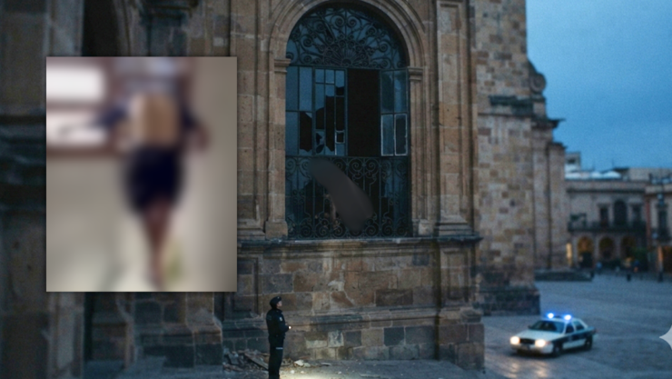 Atorado en iglesia