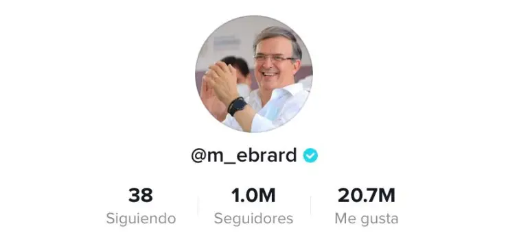 Ebrard llega al millón de seguidores en TikTok, ¿cuáles son sus videos más virales?