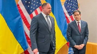 Marco Rubio y Andriy Yermak