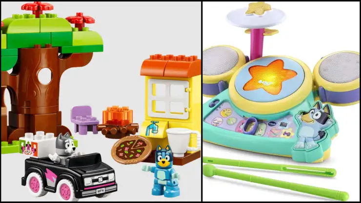 juguetes de bluey para bebés 1-3 años motricidad fina