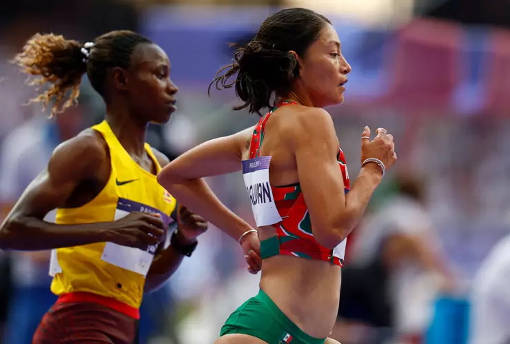 Laura Galván en los 5 mil metros