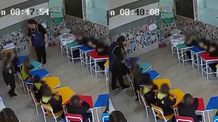 VIDEO Captan a maestra mientras golpea a niño de 4 años en Brasil; ya fue detenida