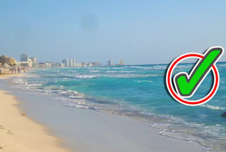 Estas son las playas de Cancún en las que puedes nadar HOY 13 de diciembre de 2025.webp