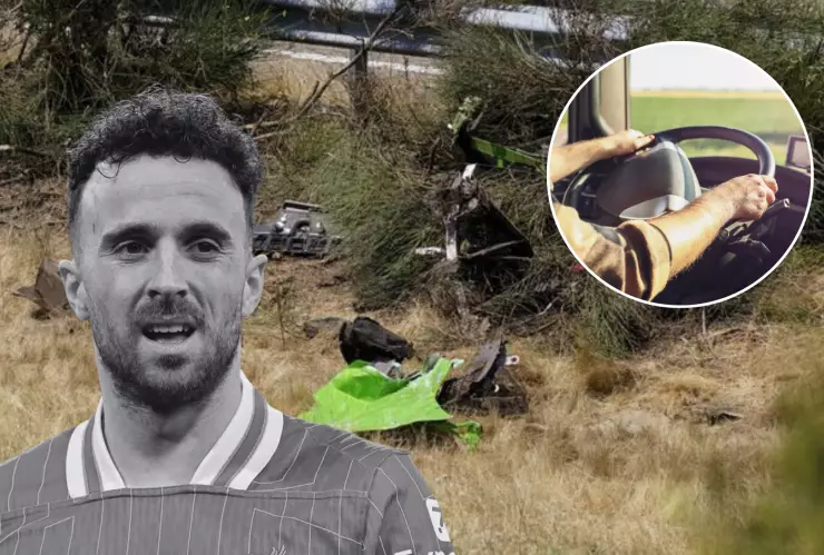 Camionero dio detalles sobre el accidente de Diogo Jota