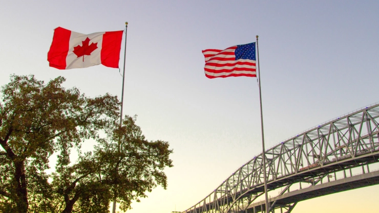 Frontera entre Estados Unidos y Canadá