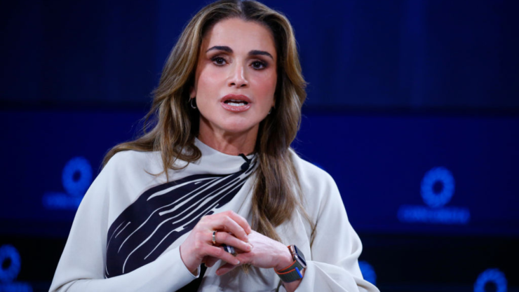 Reina Rania de Jordania en 2022
