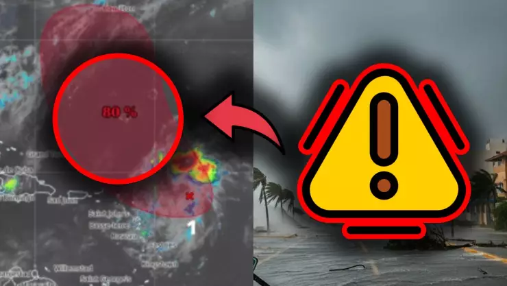 ¡Actualización! Ciclón Tropical ‘Fernand’ AUMENTA a 80% su probabilidad de desarrollo en el Atlántico