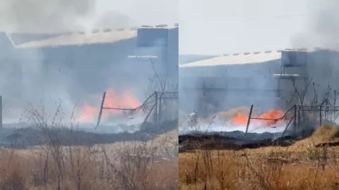 Incendio causa daños en campos de Cholula hoy; cercanía con viviendas moviliza a vecinos