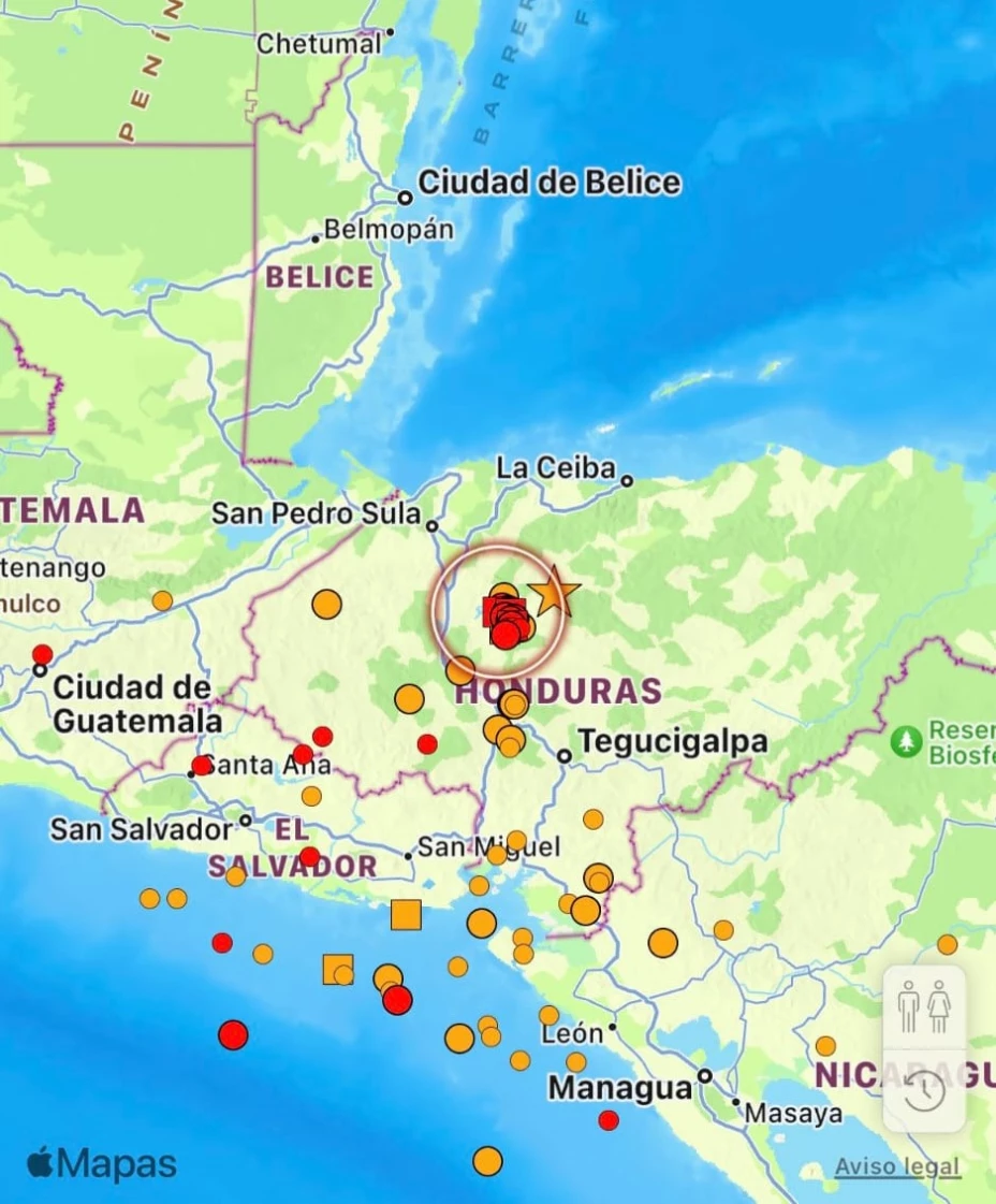 Un sismo en Honduras de 4.4 grados provocó un temblor en Chetumal