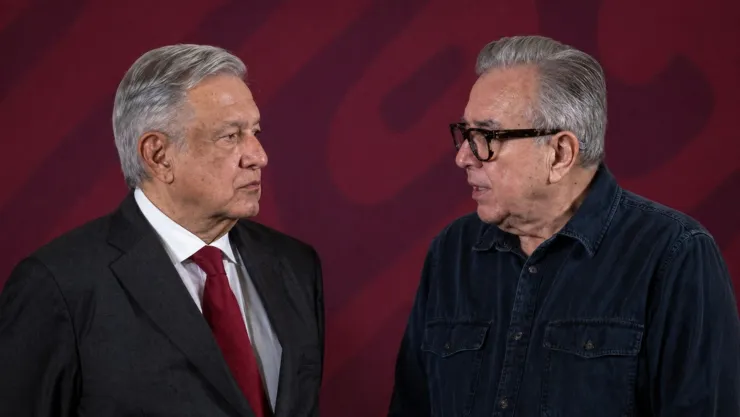 Rubén Rocha Moya y AMLO