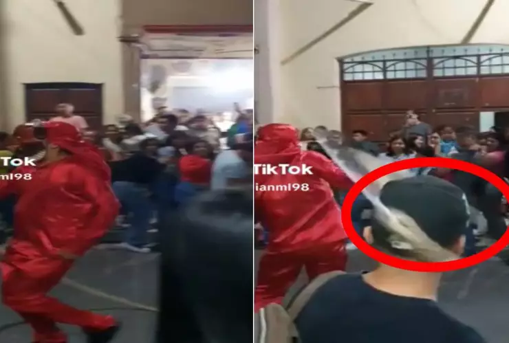 Semana santa latigazo del diablo