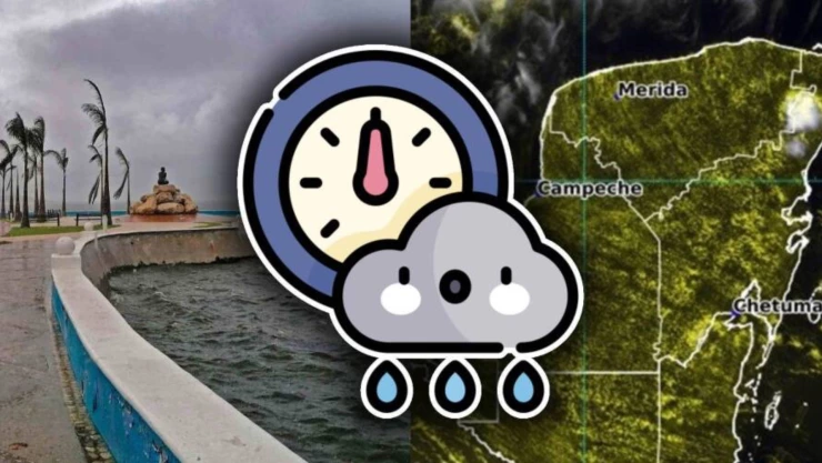 Hora EXACTA en que habrá lluvias en Campeche HOY martes 4 de noviembre de 2025