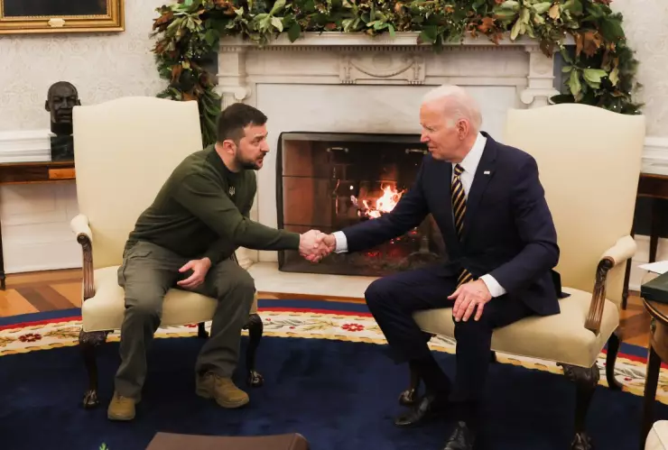 Zelensky se reúne con Joe Biden en la Casa Bla
