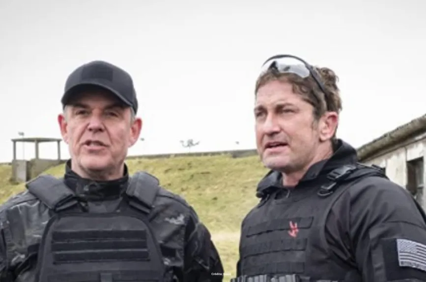 Escenas de la película Agente Bajo Fuego con el actor Gerard Butler con el personaje de Mike Banning. | Estreno Platinum por Azteca 7.