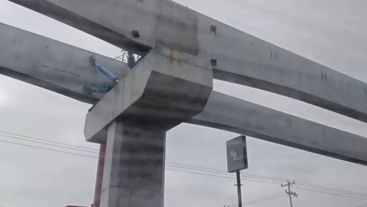 Accidente en la L&iacute;nea 4 del Metro de Monterrey