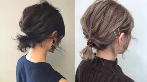 11 ideas de peinados recogidos para pelo corto que se ven elegantes y sencillos: para cualquier día del año.