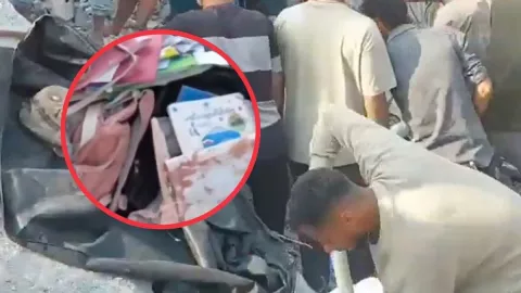 Así quedó la escena tras ataque a escuela primaria