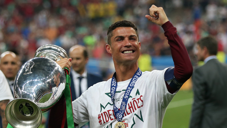 Cristiano Ronaldo campeón con Portugal