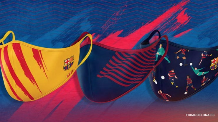 Barcelona cubrebocas
