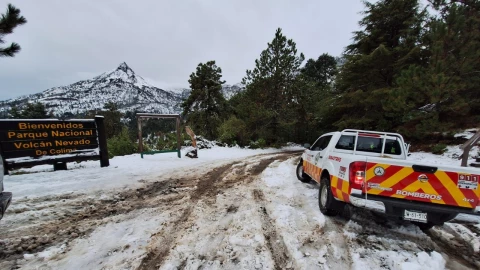 Intensa granizada provoca cierre del Parque Nacional Nevado de Colima
