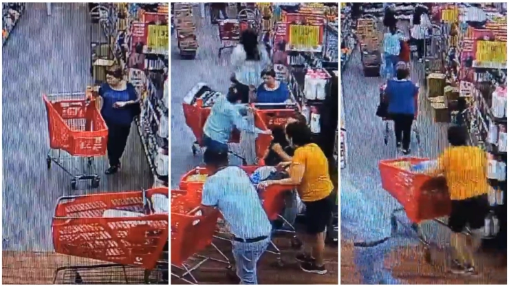 La víctima quedó atrapara en el pasillo.